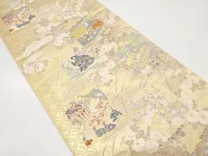 色紙物語絵文織出し袋帯